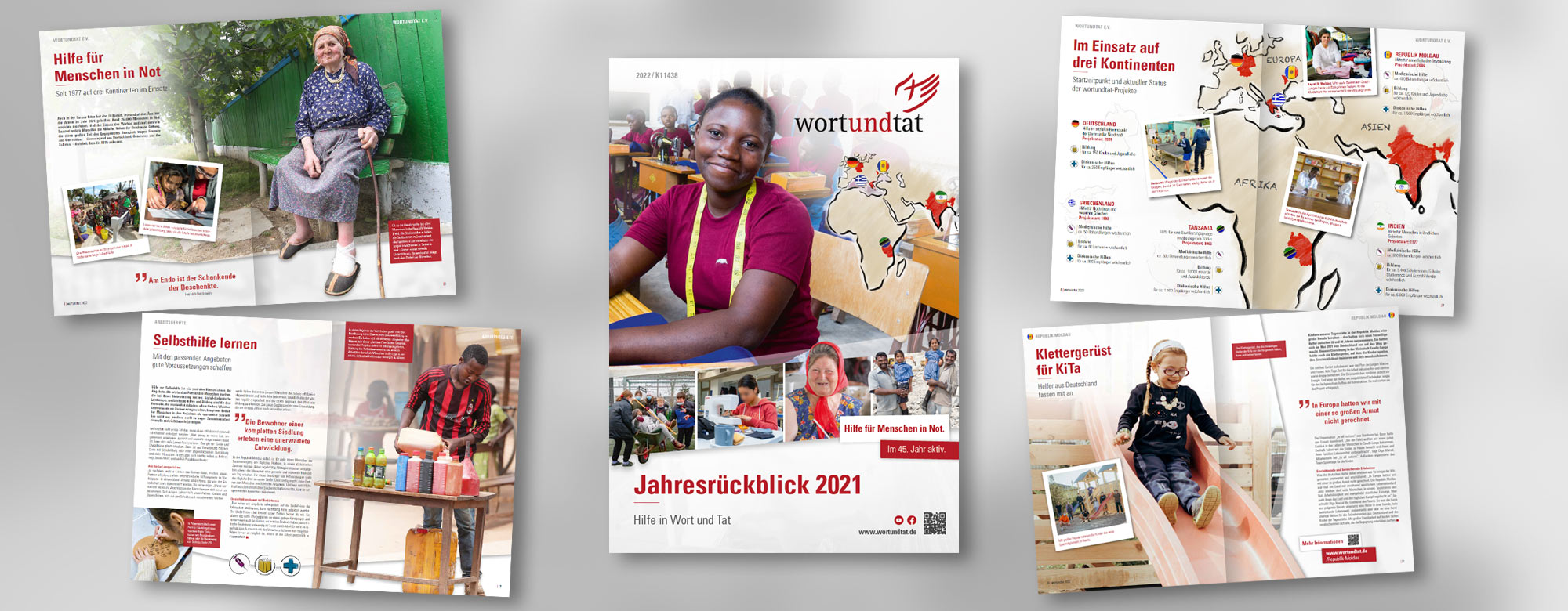 Jahresbericht-wortundtat-2021 Lehrer vor Schulklasse mit jungen Männern